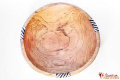 Bowl of wood natural