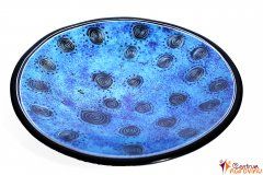 Dish (medium) blue