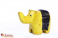 Elephant statuette yellow