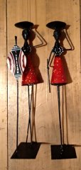 Candlestick African couple