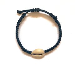 Bracelet – shell – black cord