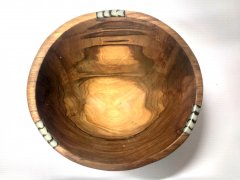 Bowl of wood natural medium