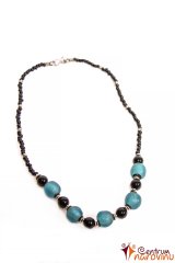 Necklace blue-red