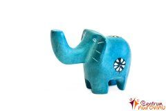  Elephant statuette blue (flower)