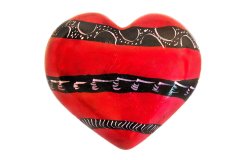 Red heart (strips)