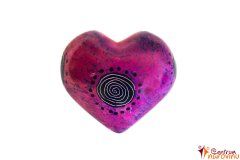 Heart violet (spiral)