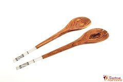 Set of wooden spoons – natural
